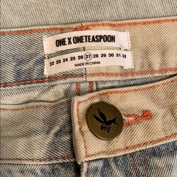 NWOT One Teaspoon Awesome Baggies Size 27 - Picture 3 of 5